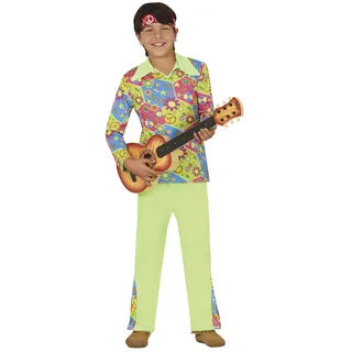 Guirca Hippie-kostüm - Multicolor - 5/6 Jahre,