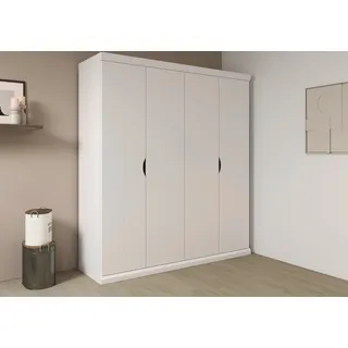 OTTO home Wäscheschrank Marlene 181 x 203 x 56 cm Weiß
