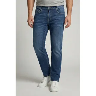 Straight-Jeans MAC "Arne", Herren, Gr. 40, Länge 34, blau (dunkelblau), Denim/Jeans, Obermaterial: 95% Baumwolle, 3% Elastomultiester, 2% Elasthan, gerade, Jeans Straight-Jeans, in gepflegter Optik, mit Stretch