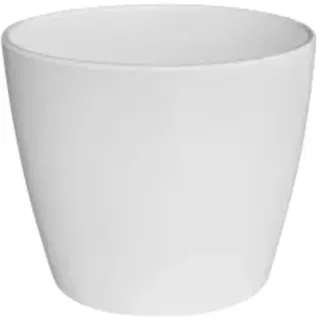 Blumentopf Jarah Keramik matt Ø 12 cm H 10 cm weiß