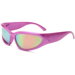 Long Keeper Polarisierte Sport Sonnenbrille Herren Damen - Sonnenbrille Polarisiert Angeln Fahrradbrille Laufbrille Sportbrille Wrap Around Brille Unisex UV400