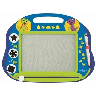 Lexibook Magische magnetische Zeichentafel, Magnettafel für Kinder, künstlerisches kreatives Spielzeug für Mädchen und Jungen, Stift und Magnete, CRDINO550