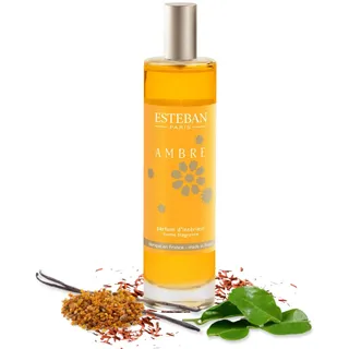 Esteban - Raumspray Duftspray – Raumduft - 75ml - Lufterfrischer Spray für Wohnung & WC, Room Spray mit Bio-Alkohol - langanhaltende Frische - Recycelbares Glas - Zeder