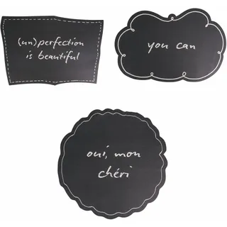 Blackboard Tischset aus Kunststoff, 3 Stück