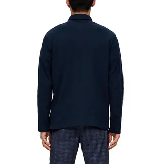s.Oliver Herren Poloshirt Langarm Blue S