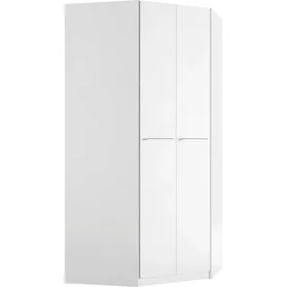 Priess Eckschrank Barcelona 95 x 193 x 78 cm Weiß