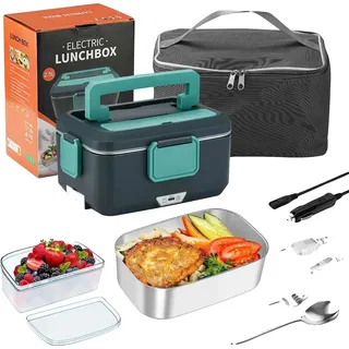 Elektrische Lunchbox, tragbarer Lebensmittelwärmer, leicht zu reinigen, 2.5L