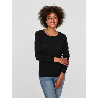 Vero Moda Rundhalspullover Schwarz M