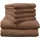 Brillant Handtuchset 6-tlg. braun