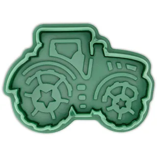 Städter 171848 Traktor Ausstecher, Kunststoff,6, 5cm, Grün