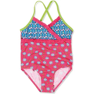 Playshoes UV-Schutz Badeanzug Mädchen Schwimmanzug Badebekleidung, Blumen, 74/80
