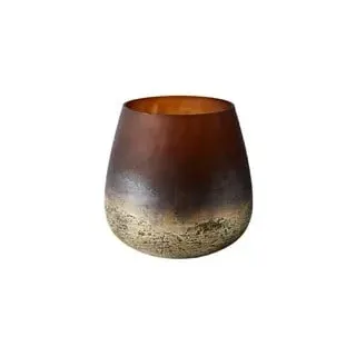 Muubs - Lana Vase 15 - Brown & Gold