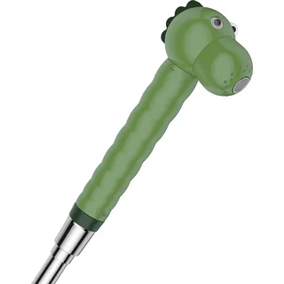 Hansgrohe Kinderhandbrause Jocolino, Duschkopf für Kinder, 2 Strahlarten, Taufgeschenke, Geschenke zur Taufe, Krokodil, 1.00