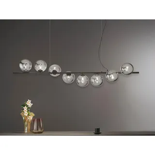 Balken Pendelleuchte Honey Schwarz 8-flammig