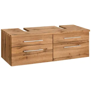 WELLTIME Waschbeckenunterschrank »Davos« Breite 120 cm braun