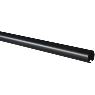 GARDINIA Vorhangstange Innenlauf I 1-läufig Ø 20 mm 120 cm Schwarz