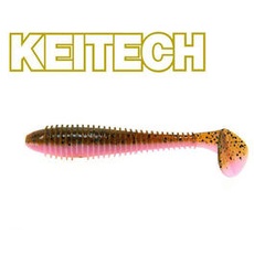 3,3" Keitech FAT Swing Impact 8,2cm Motoroil / Pink