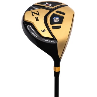 MAZEL Golf Fairway Holz für Herren Golfschläger 3-Holz 15 Grad 44 Zoll Rechtshänder Graphitschaft