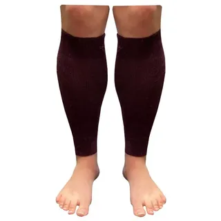 wobera Angora Wadenwärmer 45% 1 P weinrot Unisex