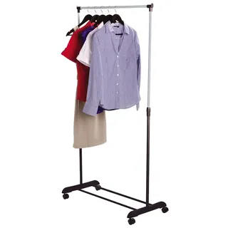 Home Vida Kleiderständer verstellbar Metall Silber