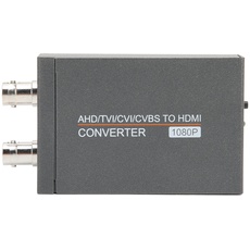 AHD TVI CVI CVBS zu HDMI Konverter Adapter, Full HD 720P 1080P 3MP 4MP 5MP 8MP BNC zu HDMI Video Adapter für Monitor HDTV DVR, Konvertiert TVI CVI AHD CVBS BNC Videosignal zu HDMI