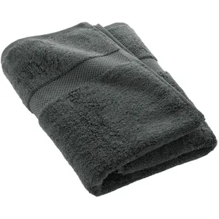 Douceur d'Intérieur Elegance Duschlaken (70 x 130 cm), Anthrazit, 100% Baumwolle, einfarbig