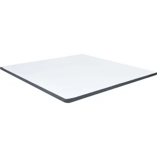 Boxspringbett-Matratzenauflage 200 x 200 x 5 cm Mittelweich - Weiß