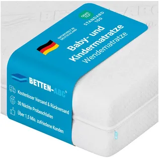 Betten-ABC Kindermatratze mit Trittkante 60 x 120 cm inkl. Bezug