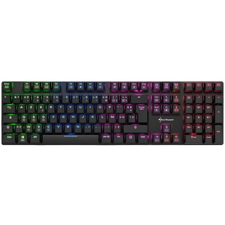 Sharkoon Clavier Gamer mécanique (Kailh Rouge) PureWriter RGB (Noir)