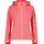 CMP Woman Jacket Zip Hood Coral XS