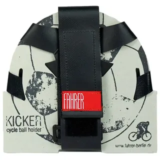 Fahrer Ballhalter Kicker - für Fußball, Handball, Basketball der Normgröße 5 (Schwarz)