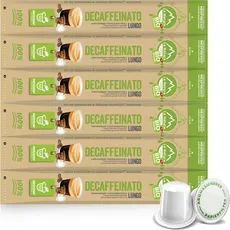 DECAFFEINATO LUNGO BIO Kaffee - 60 Kaffeekapseln | La Natura Lifestyle | biobasiert | 100% industriell kompostierbar | Nespresso®*3 kompatible