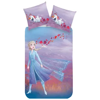 Frozen Die Eiskönigin Elsa & Olaf Bettwäsche Linon / Renforcé