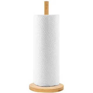 Küchenrollenhalter Stehend Holz Küchenrollenhalter Arbeitsplatte Küchenpapierhalter Küchentuchhalter Küchenrollenspender Mit Rutschfestem Holzsockel Papierrollenhalter Für Küche, Badezimmer