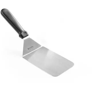 HENDI Wender, flexibel, Hamburgerwender, Grillwender, Bratenwender, Pfannenwender, Spachtel, Winkelpalette, Geschirrspülmaschinengeeignet, Klinge: 183mm, 95x315mm, Edelstahl/Polypropylen