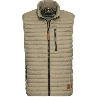 camel active Herren Steppweste | Outdoor Weste mit Stehkragen & Reißverschlusstaschen Grün, menswear-62