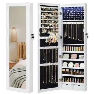 Songmics Eleganter Schmuckschrank hängend,