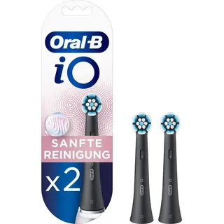 Oral B iO Sanfte Reinigung Aufsteckbürste schwarz 2 St.