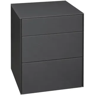Mäusbacher Imola, Kommode Holzwerkstoff/Glas 52x63x42 cm, - Anthrazit, matt lack