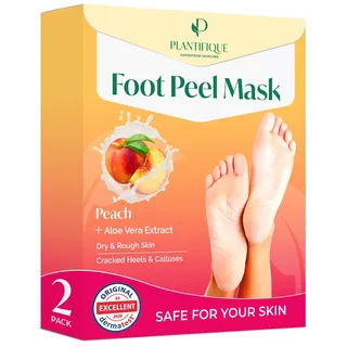 Plantifique Fußmaske Hornhaut Socken 2 Paar