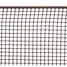 VERDELOOK Netz 10 x 10 cm quadratisch mit Nicht scharfen Kanten, 1 x 5 m, braun