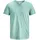 JJESPLIT NECK TEE mineral blau M