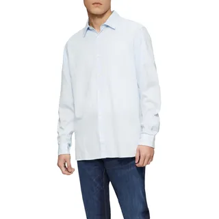 s.Oliver Regular Fit: Baumwollhemd mit Strukturmuster