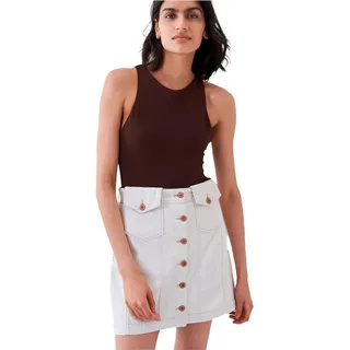 Salsa Jeans Secret Glamor Jeansrock Weiß 30 Frau Weiß 30 - Weiß