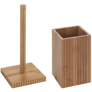 Wenko Modell Mera Küchenrollenhalter dunkelbraun