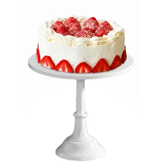Jenngaoo Elegant Tortenplatte mit Fuß Vintage Kuchenständer | Runder Kuchenständer im Europäischen Stil mit Fuß für Hochzeiten Partys Jubiläen