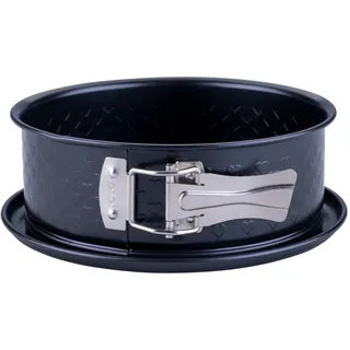 Zenker Backformen GmbH & Co. KG Zenker Springform mit Flachboden Ø18 cm – Backform mit Herz-Prägung, PFAS-frei, Ideal für Valentins- und Muttertag, Made in Germany