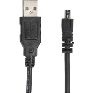 AccuCell USB-Kabel passend für Casio, Nikon, Panasonic Lumix K1HA08CD0019