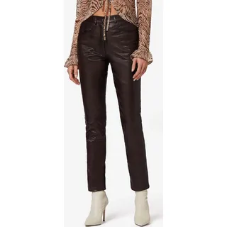 Damen Lederhose Lederjeans Ricano 9809 – Braun / XL - Braun
