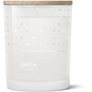 Skandinavisk SNÖ Duftkerze 200 g Silber/Weiß